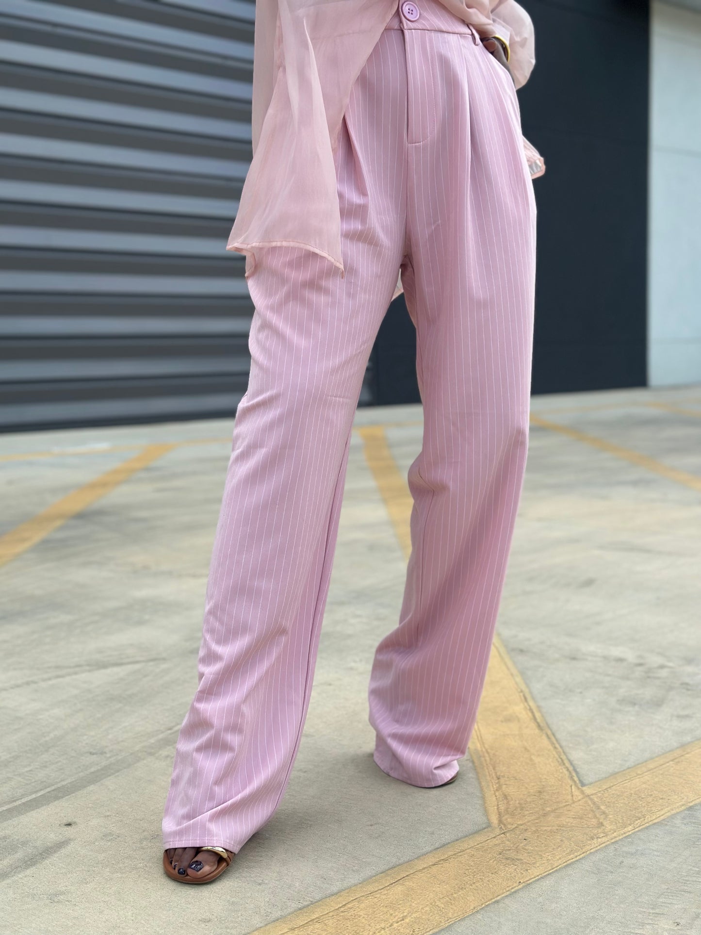 “Make Me Blush” Pinstripe Pant