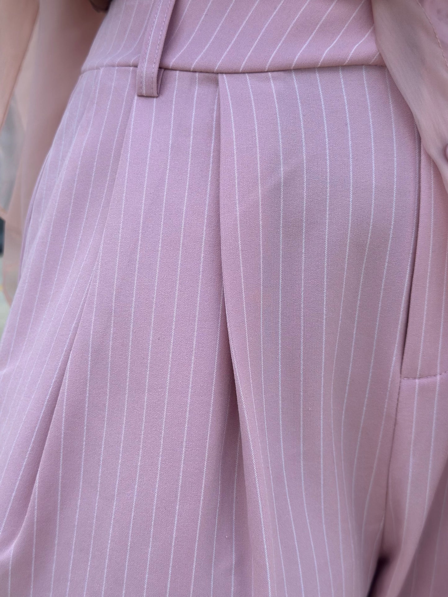 “Make Me Blush” Pinstripe Pant