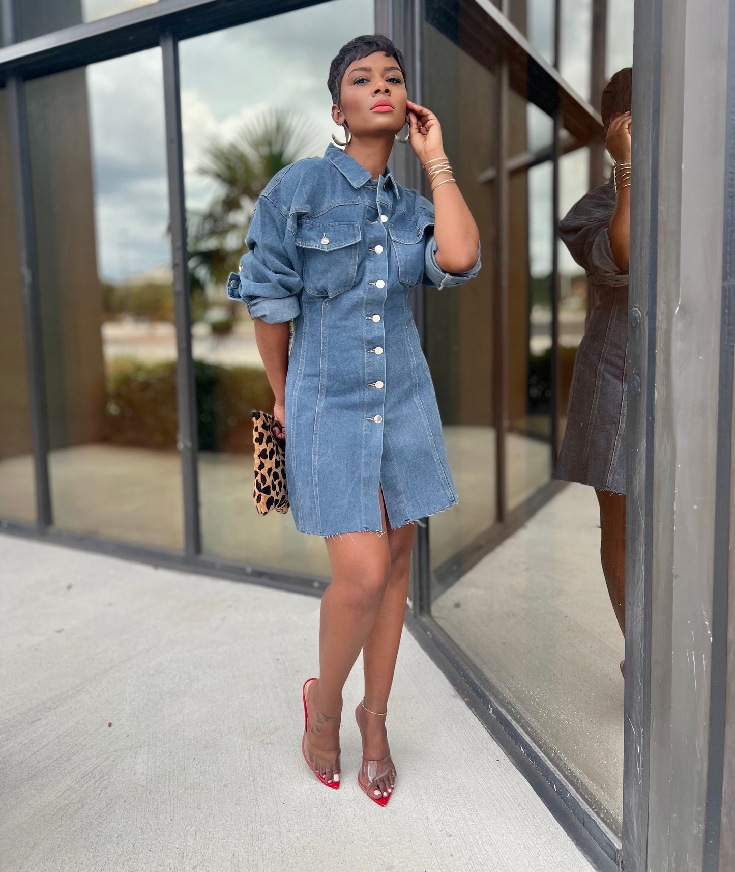 “On the Fray” Denim Dress